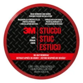 3M™ Stucco Tape 3262, 1.88 in x 60 yd (48 mm x 54.8 m) 12 rls/case