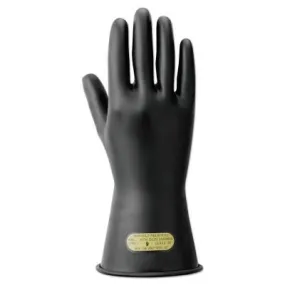 Ansell Marigold Class 00 Rubber Insulating Gloves, Size 10, Black, 11-377-8-10