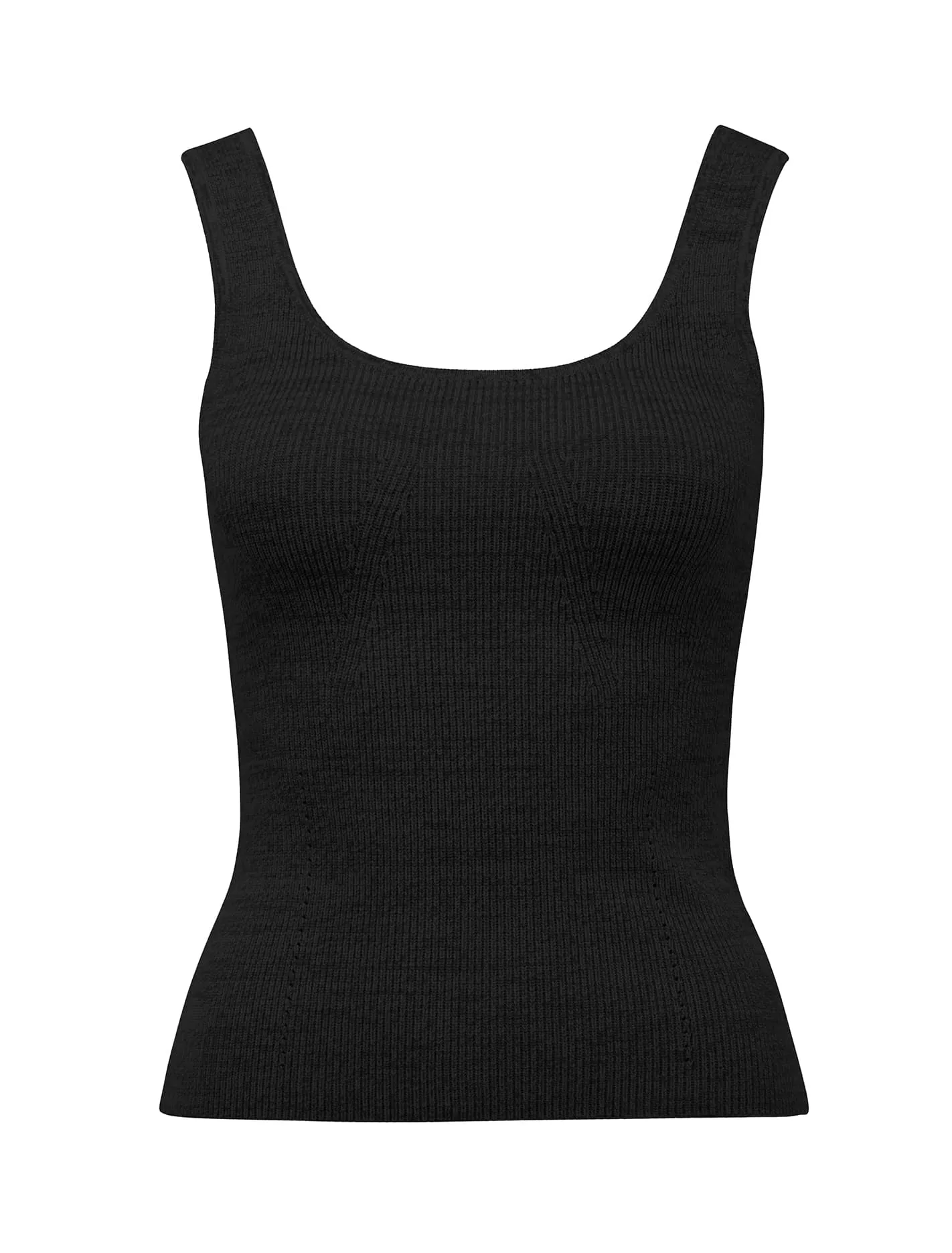 Aria Scoop Neck Knit Tank