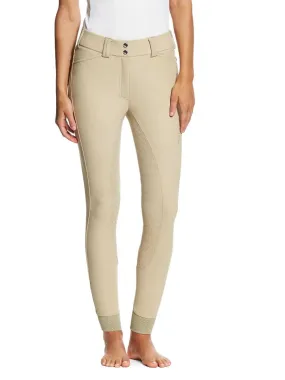 ARIAT Tri Factor Grip Full Seat Breeches – Womens - Tan