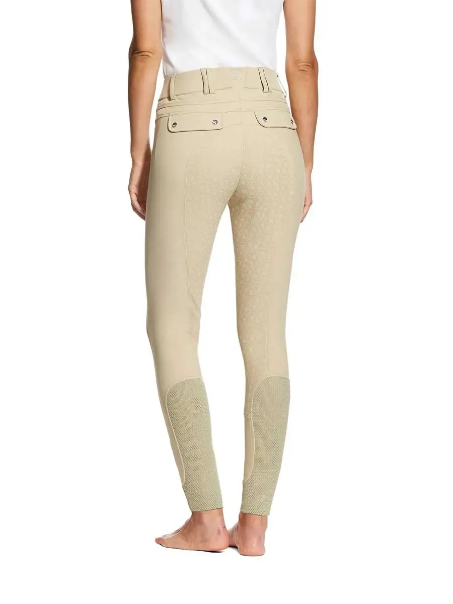 ARIAT Tri Factor Grip Full Seat Breeches – Womens - Tan