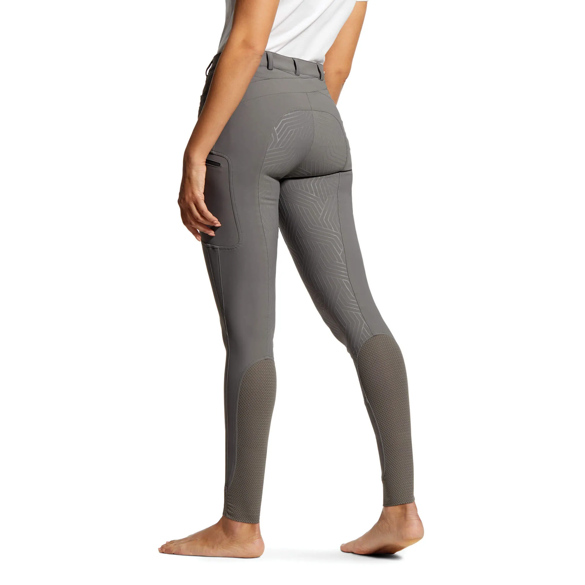 ARIAT Triton Full Seat Breeches – Womens - Plum Grey - Size: 26" Regular