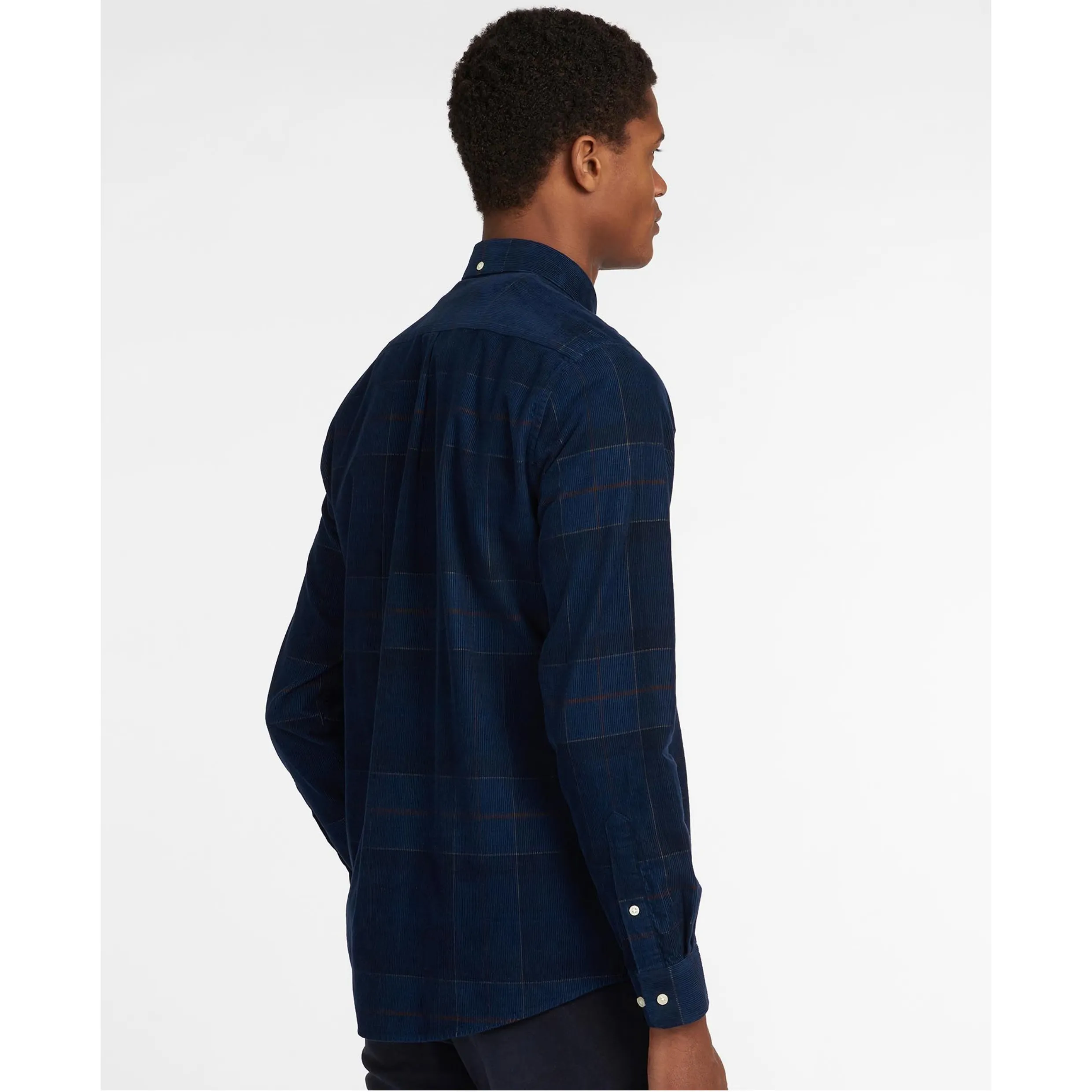 Barbour Blair Tailored Cord Shirt MSH4986TN54 - Midnight