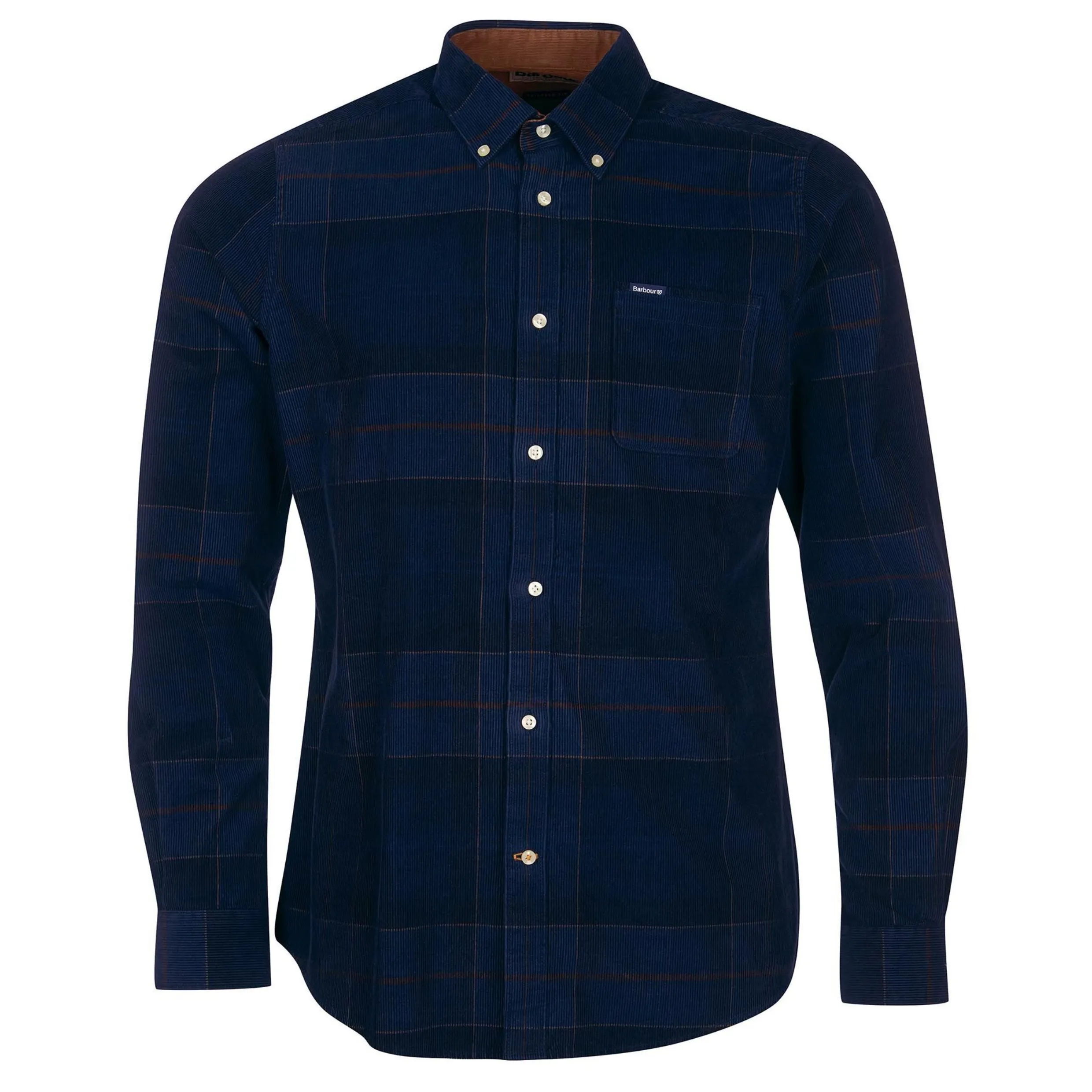 Barbour Blair Tailored Cord Shirt MSH4986TN54 - Midnight