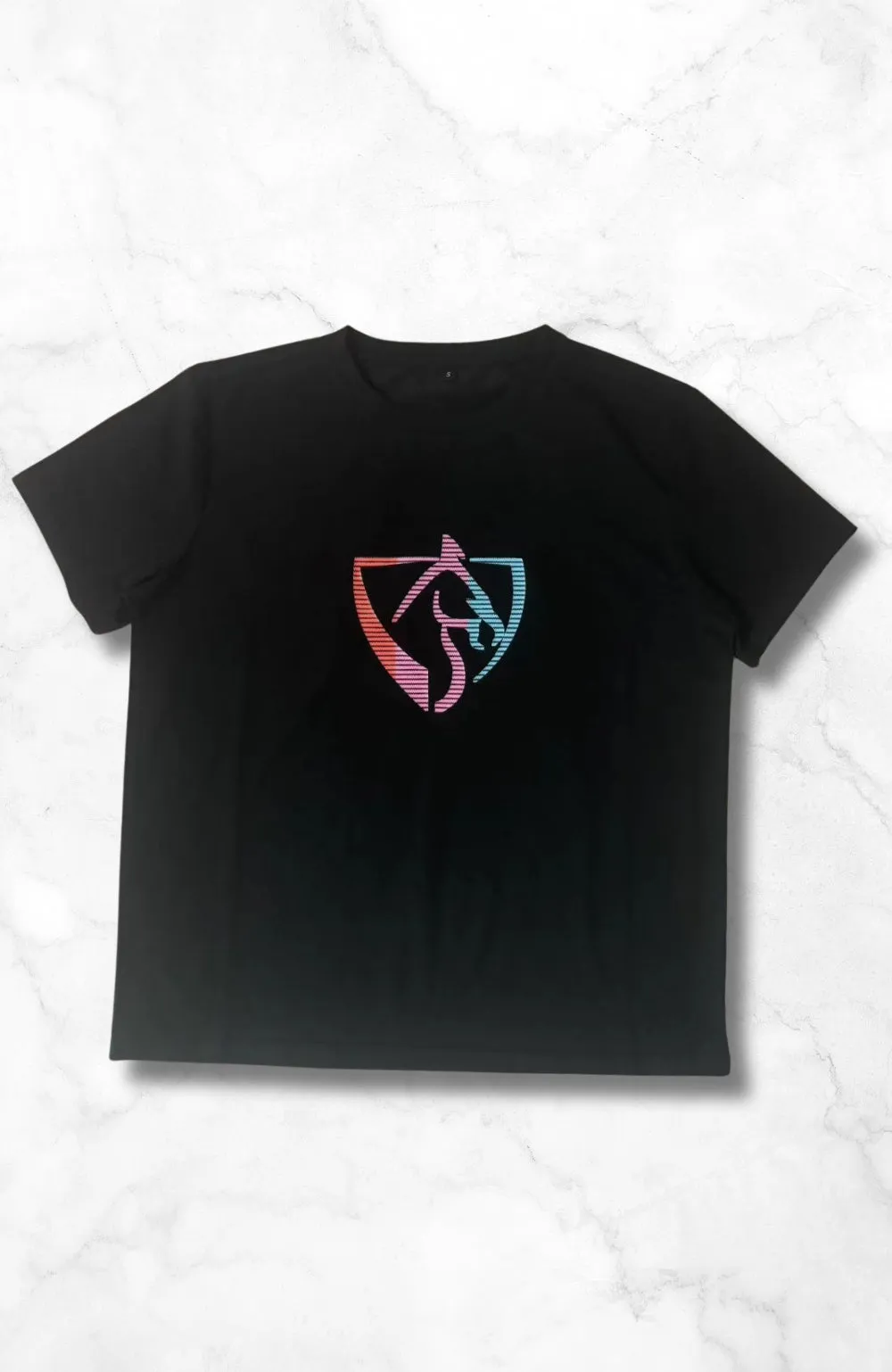 BARE Neon Logo T-Shirt - Black