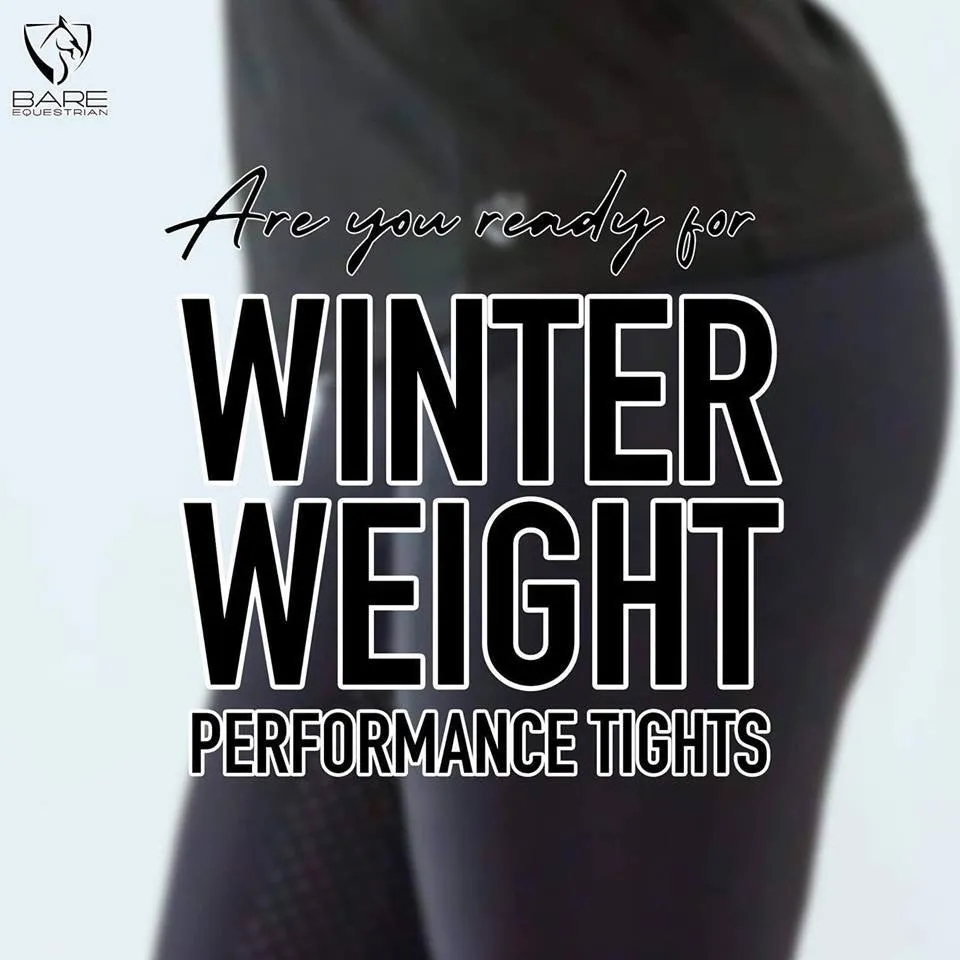 BARE ThermoFit Winter Performance Riding Tights - Black