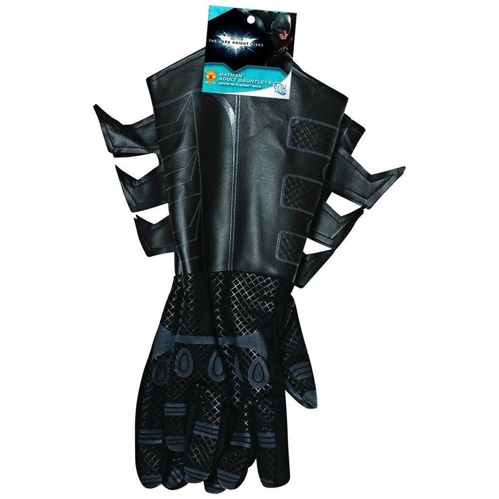 Batman Classic Black  Adult Size Gauntlets Costume Gloves