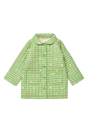 Becca Coat (Green Gingham)