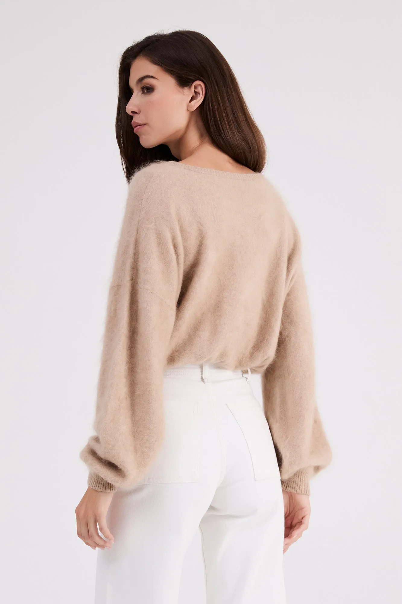   Beryll Stevie Cashmere Sweater | Latte