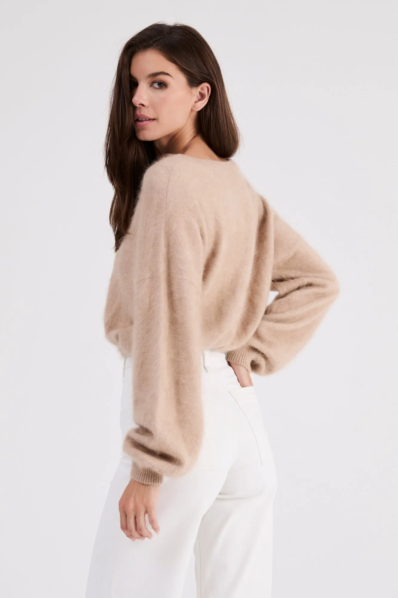   Beryll Stevie Cashmere Sweater | Latte