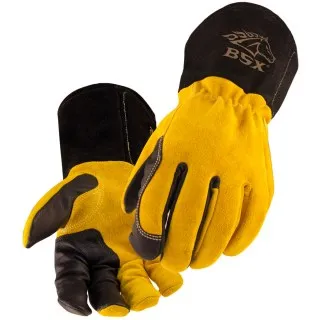 BLACK STALLION BT88 - BSX Leather Kevlar TIG Welding Gloves