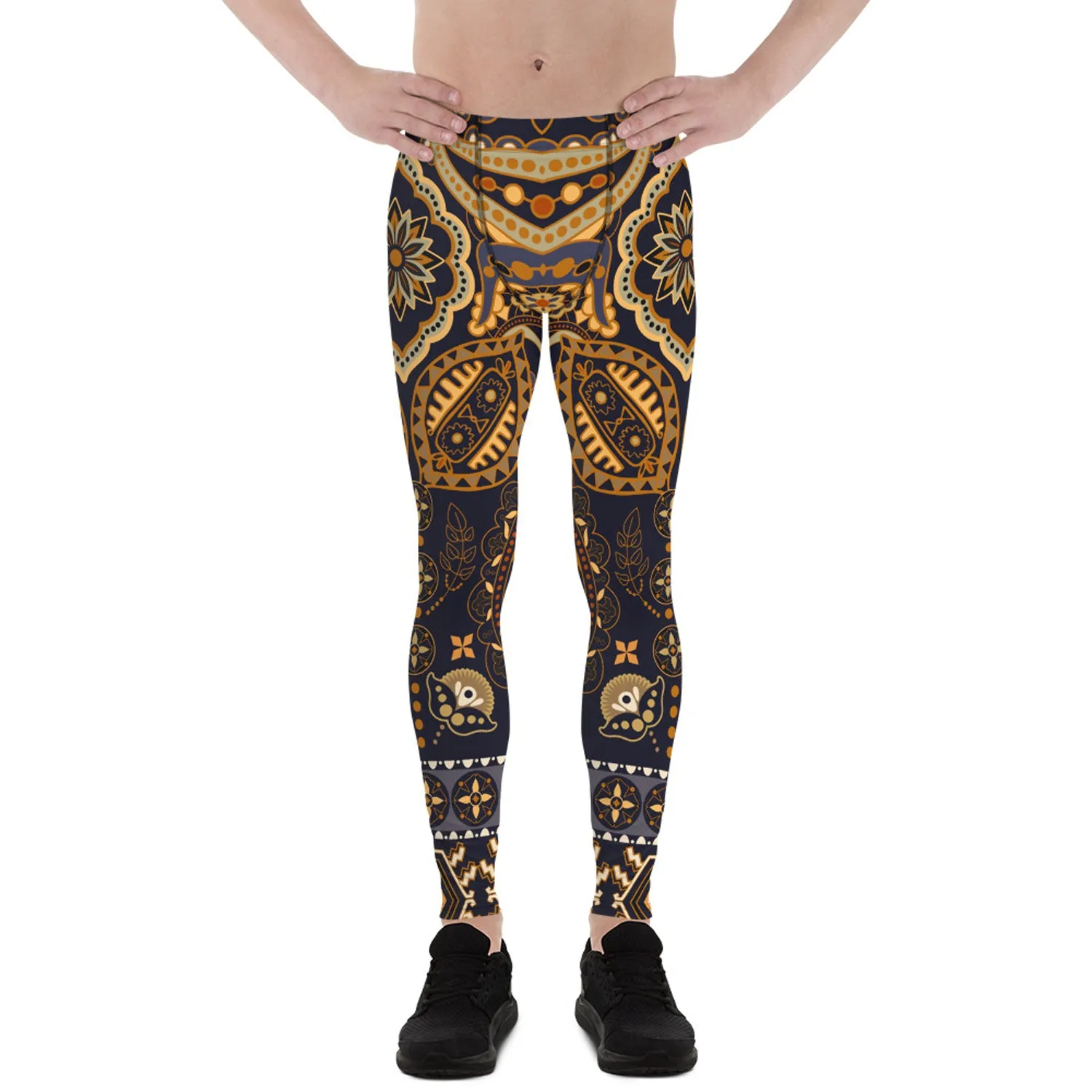 Bohemian Tribal Leggings for Men