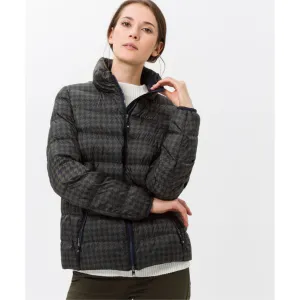 Brax Ultralight Houndstooth Quilted Coat Luzern 95-6327