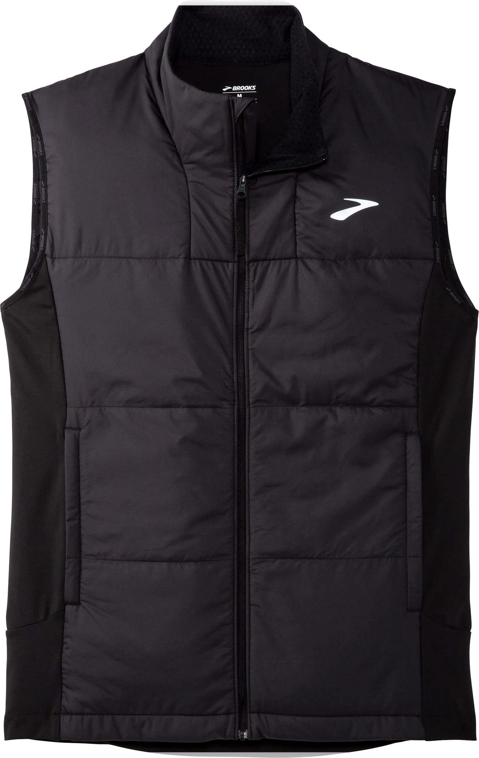 Brooks Shield Hybrid 3.0 Mens Running Gilet - Black