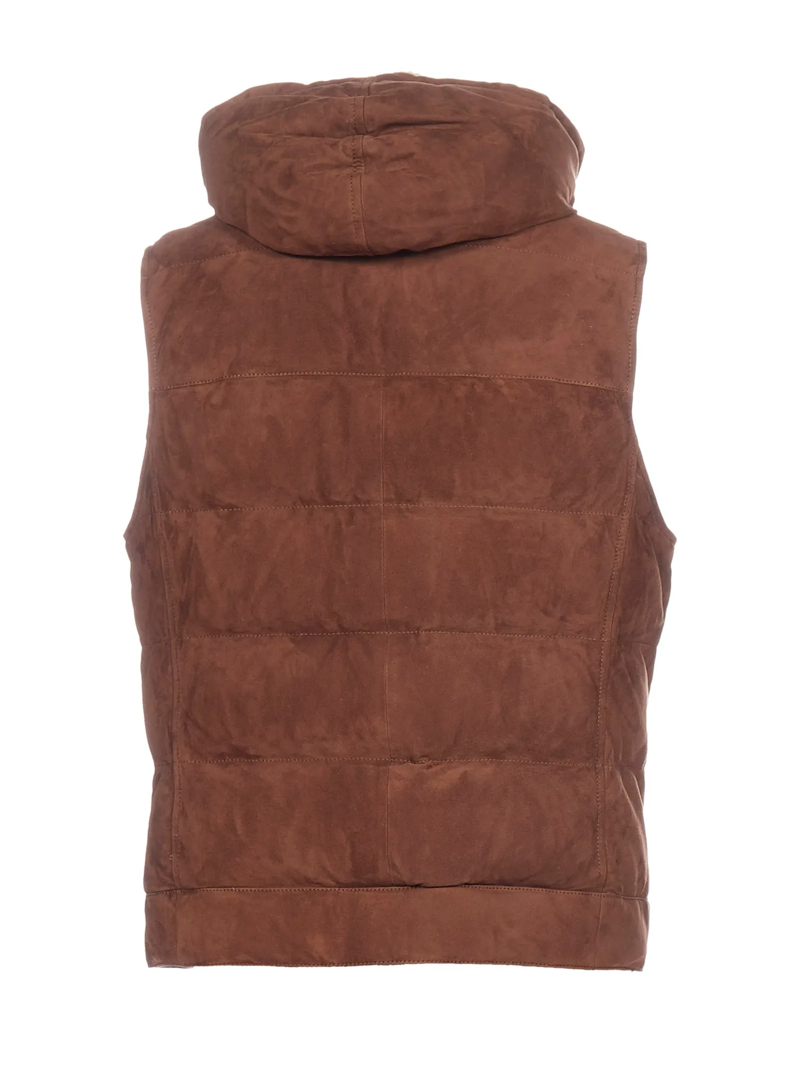 Brunello Cucinelli Layered Down Gilet