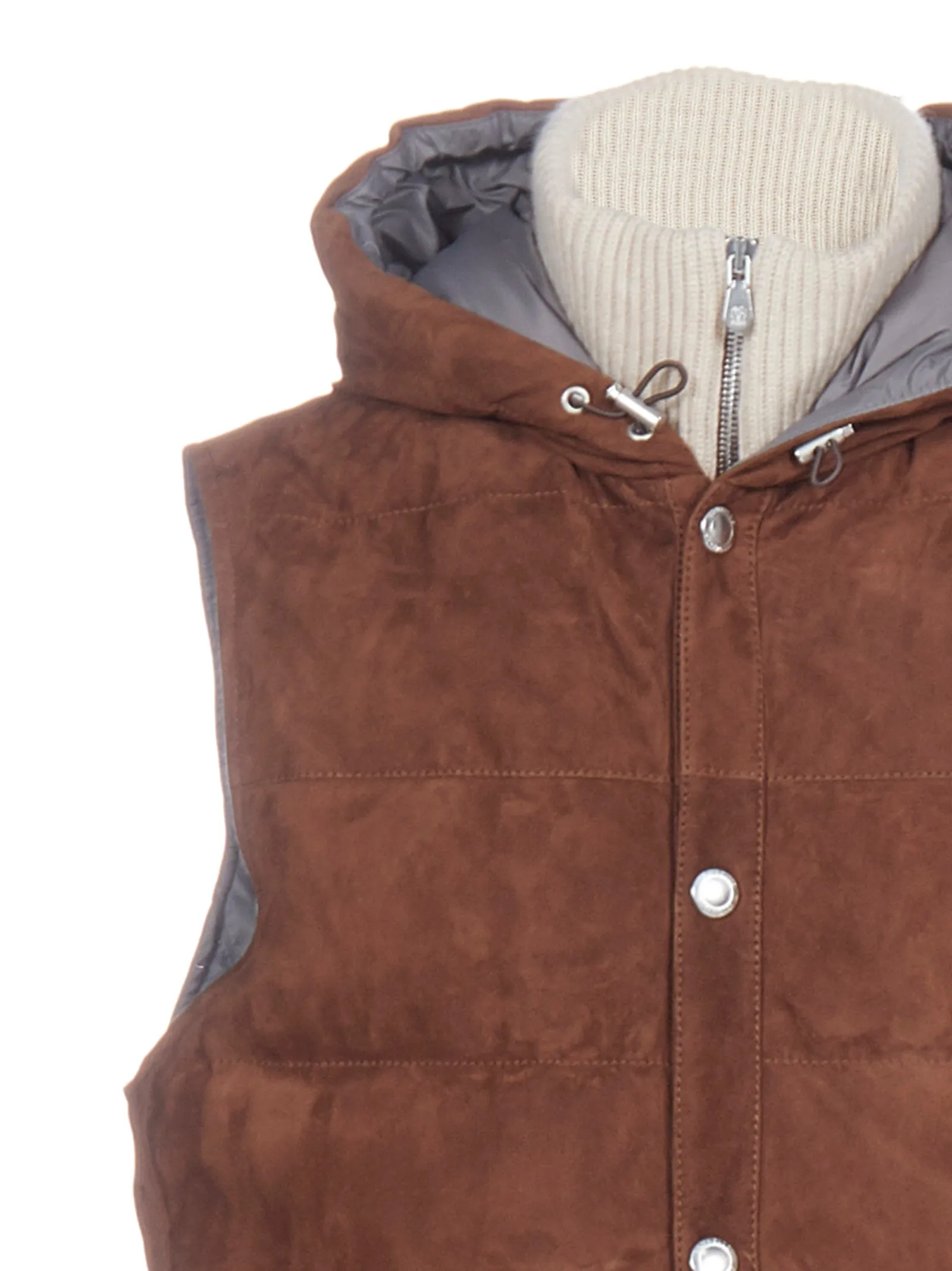 Brunello Cucinelli Layered Down Gilet