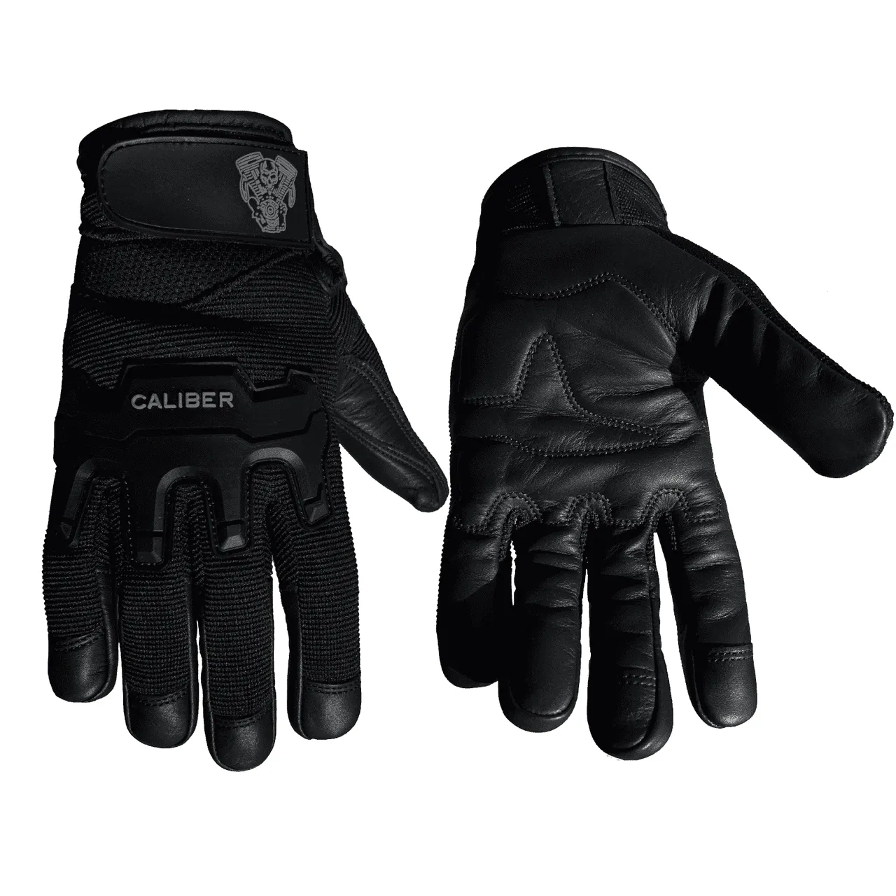 Caliber Men's Textile Motorcycle Gloves with Touch Capability