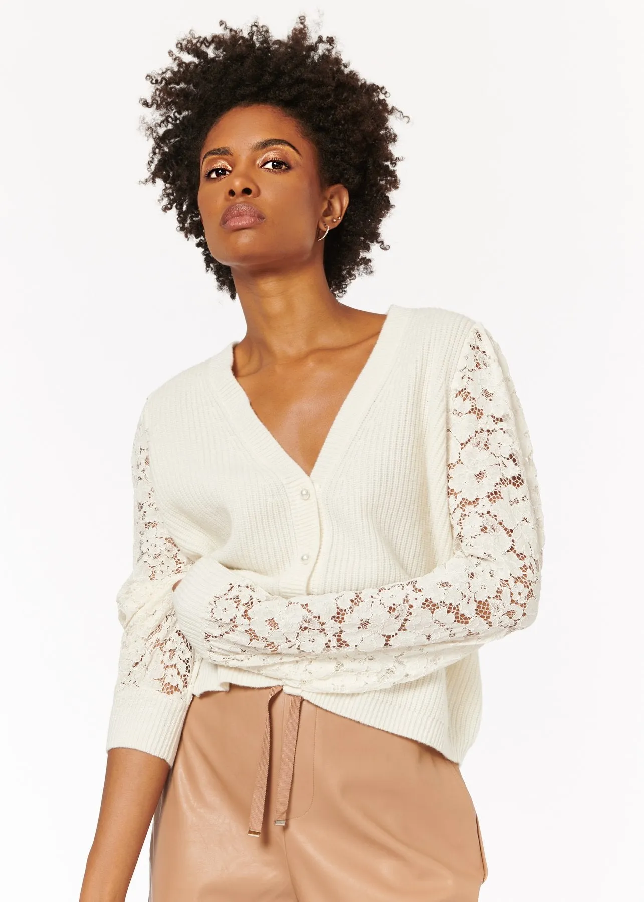 Cami NYC - Beth Cardigan in Ceramic