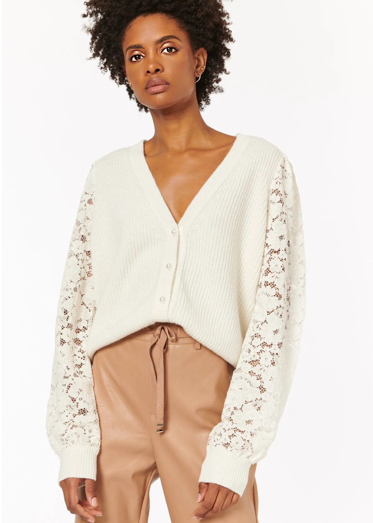 Cami NYC - Beth Cardigan in Ceramic