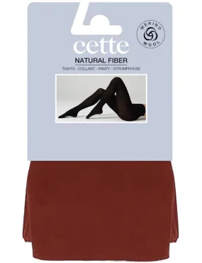 Cette Quito Merino Wool Tights Bordeaux