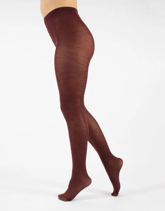 Cette Quito Merino Wool Tights Bordeaux