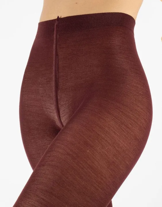 Cette Quito Merino Wool Tights Bordeaux