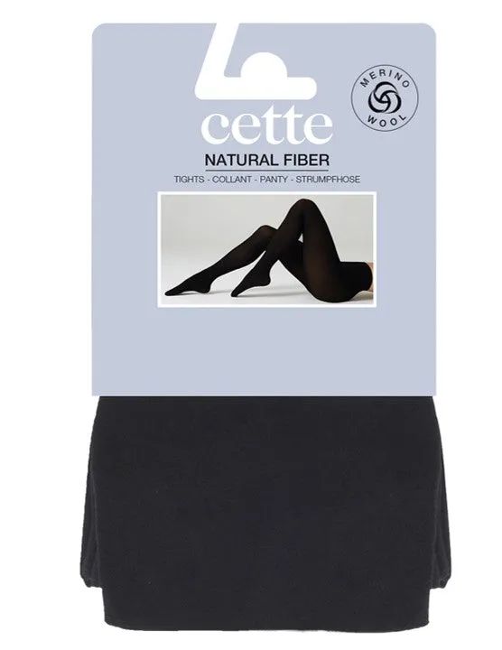 Cette Quito Merino Wool Tights Dark Grey