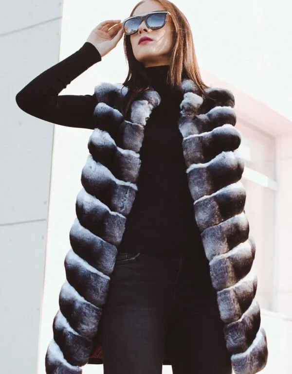 Chinchilla Fur Vest