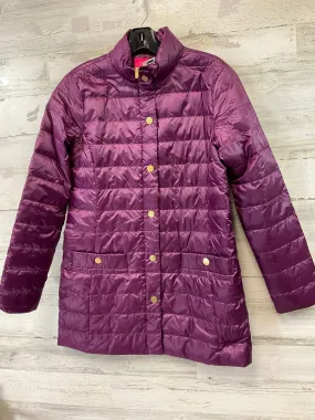 Coat Puffer & Quilted By Lilly Pulitzer In Purple, Size: Xs