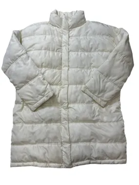 Coat Puffer & Quilted By Thread And Supply In White, Size: S