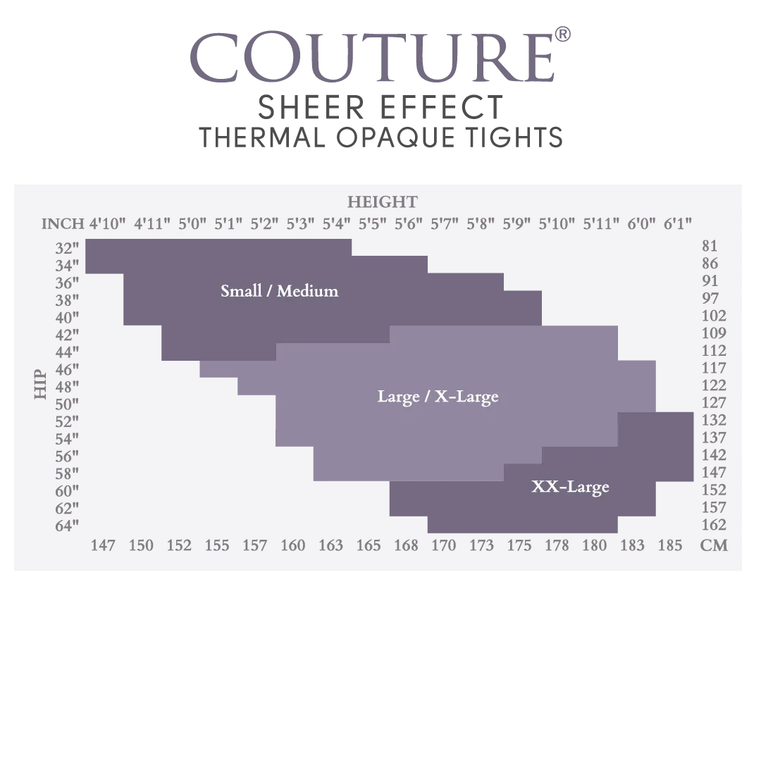 Couture® Sheer Effect Thermal Opaque Tights