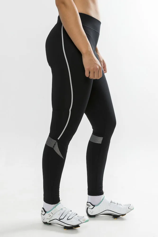 Craft Ideal Thermal Tights fietsbroek lang zwart dames