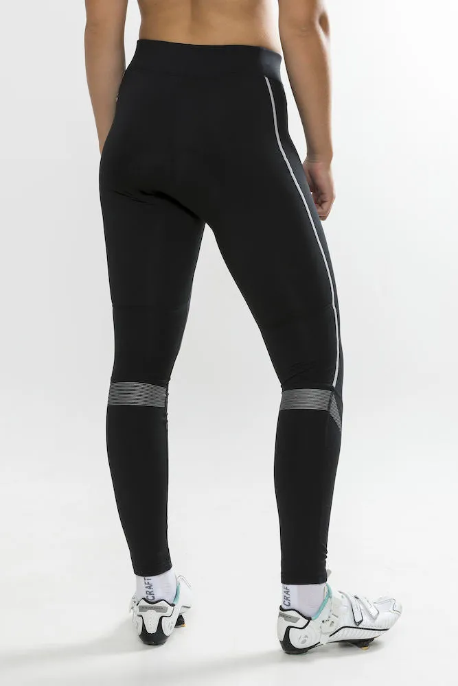 Craft Ideal Thermal Tights fietsbroek lang zwart dames