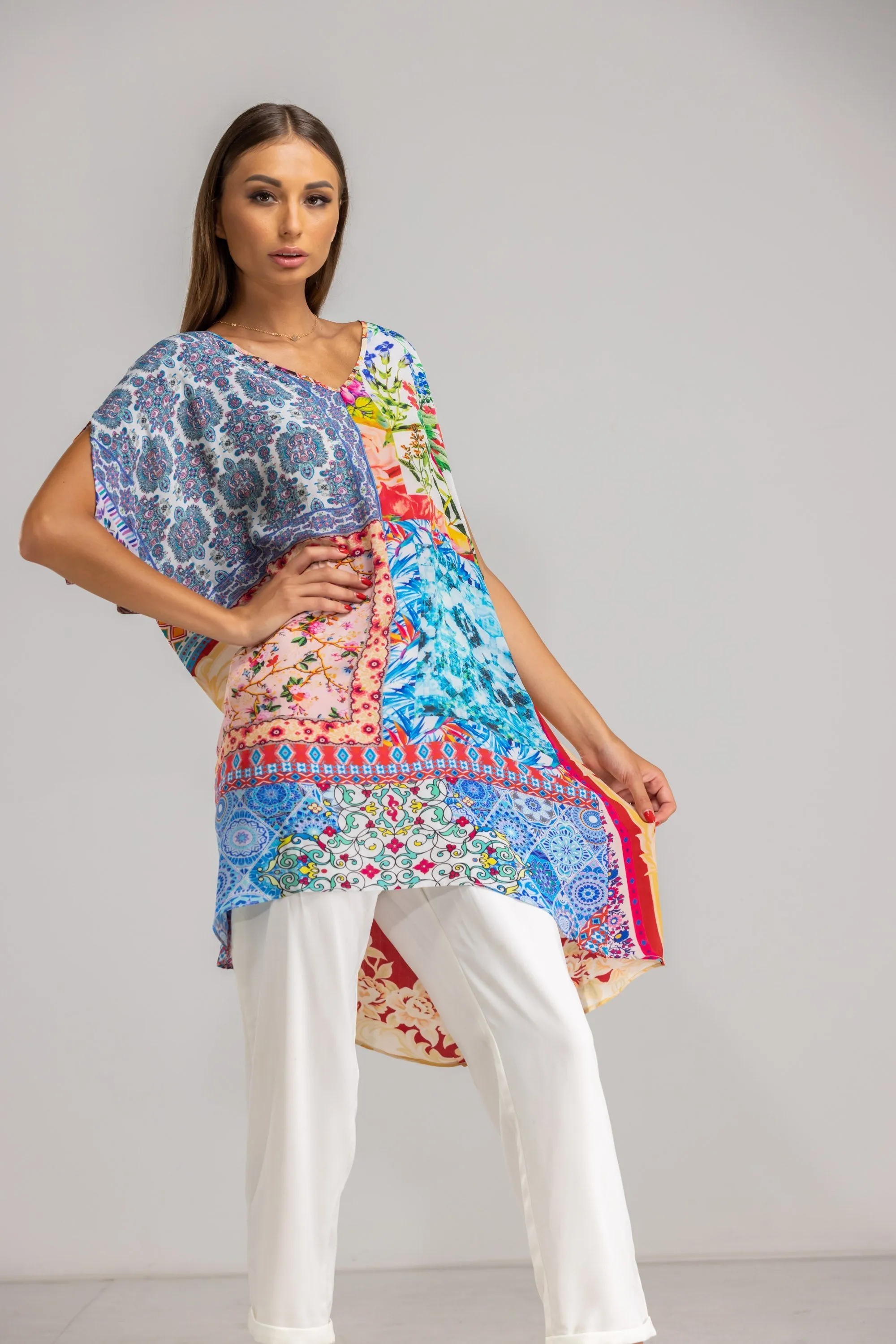 DAMASCUS - Kaftan Tunic Top (Longer Style)