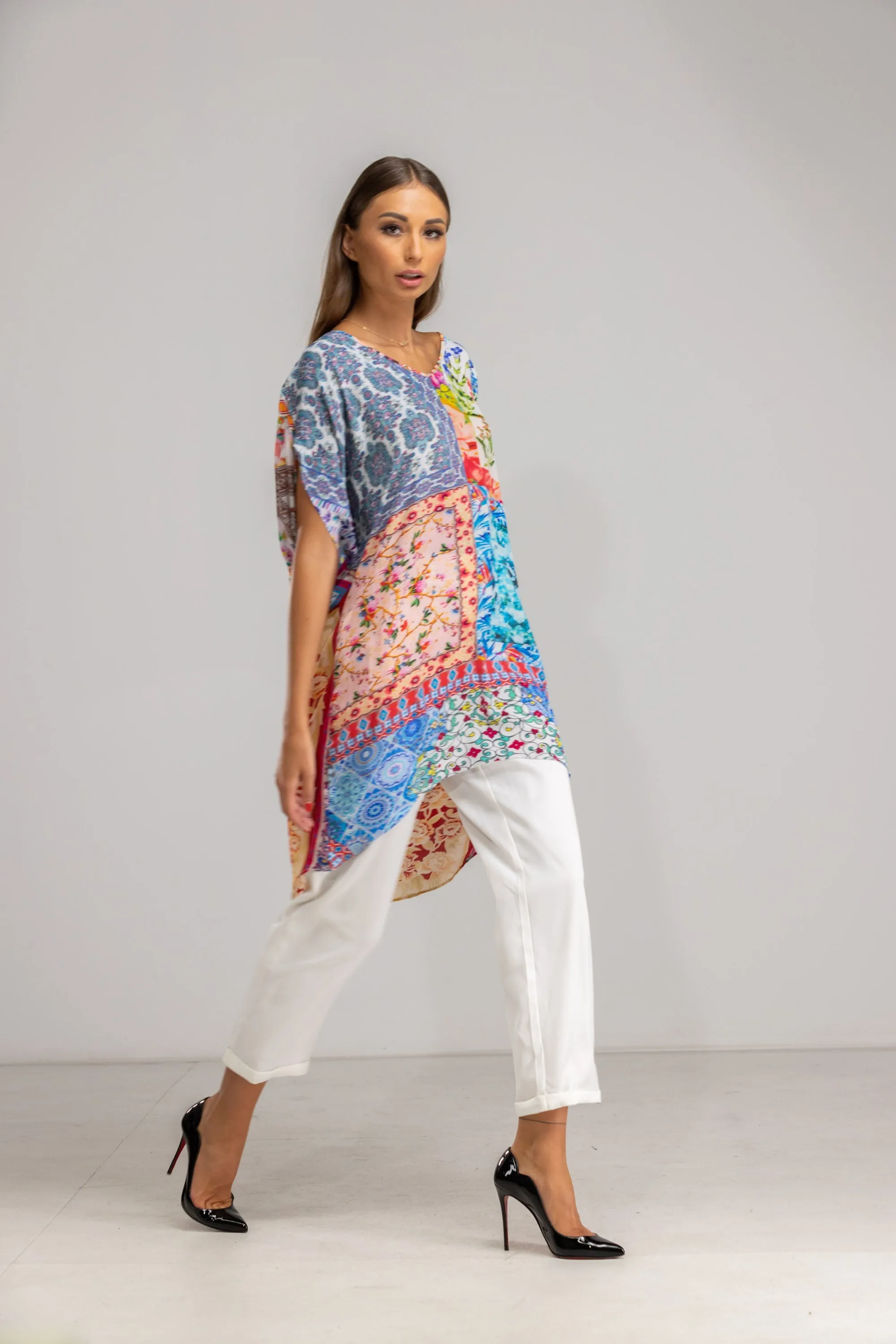 DAMASCUS - Kaftan Tunic Top (Longer Style)