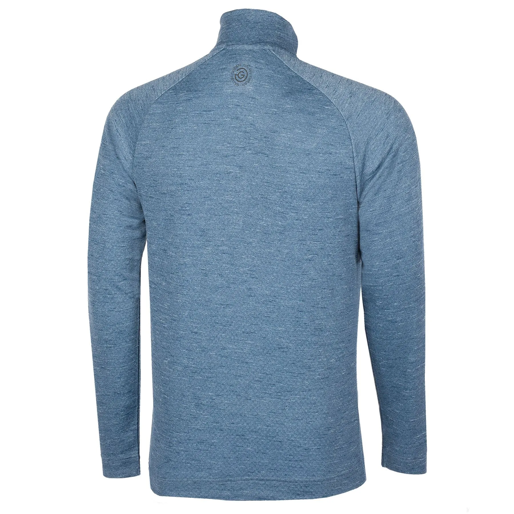 Dion Insula Quarter Zip Mid Layer Blue Melange - 2024