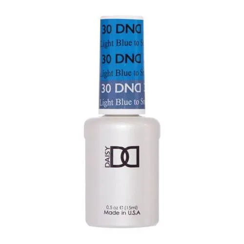 DND Gel Mood - #30 Light Blue to Smoky Violet