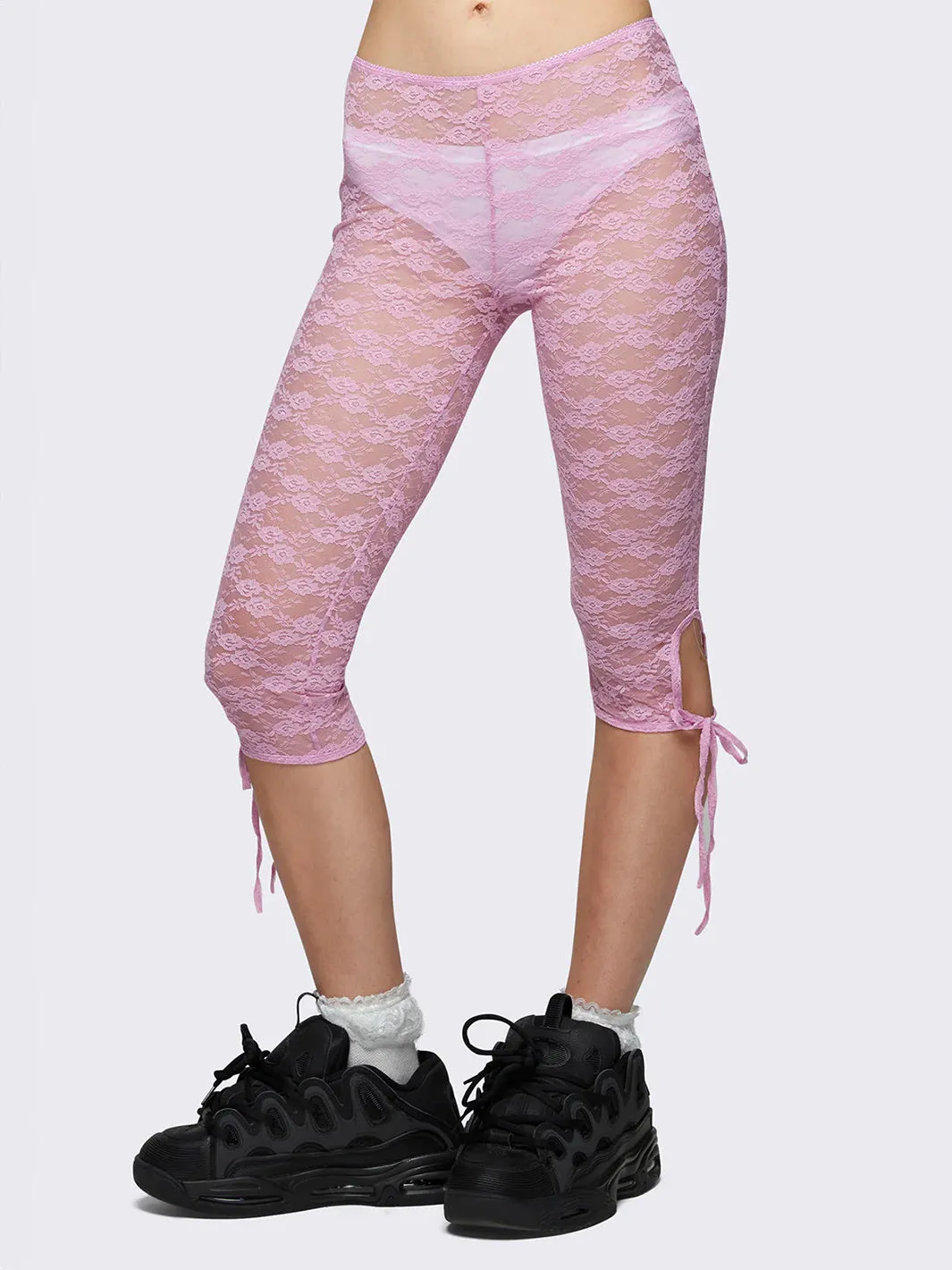 ELARA CAPRI LEGGINGS - PINK