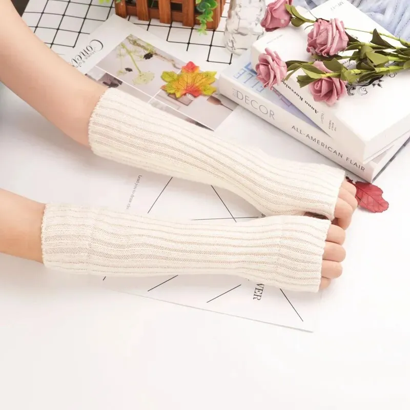 Fingerless Arm Warmer Gloves