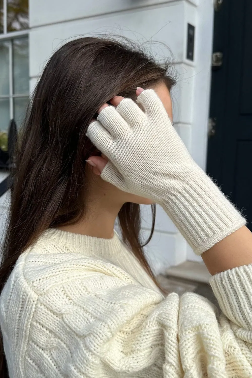 Fingerless Wool Gloves