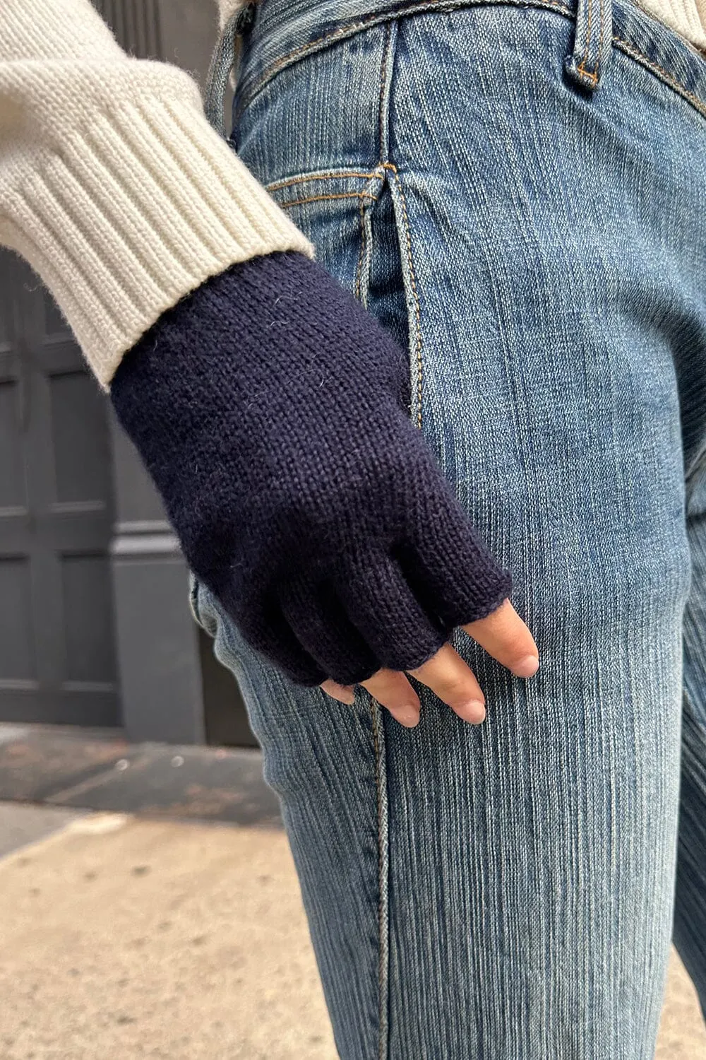 Fingerless Wool Gloves