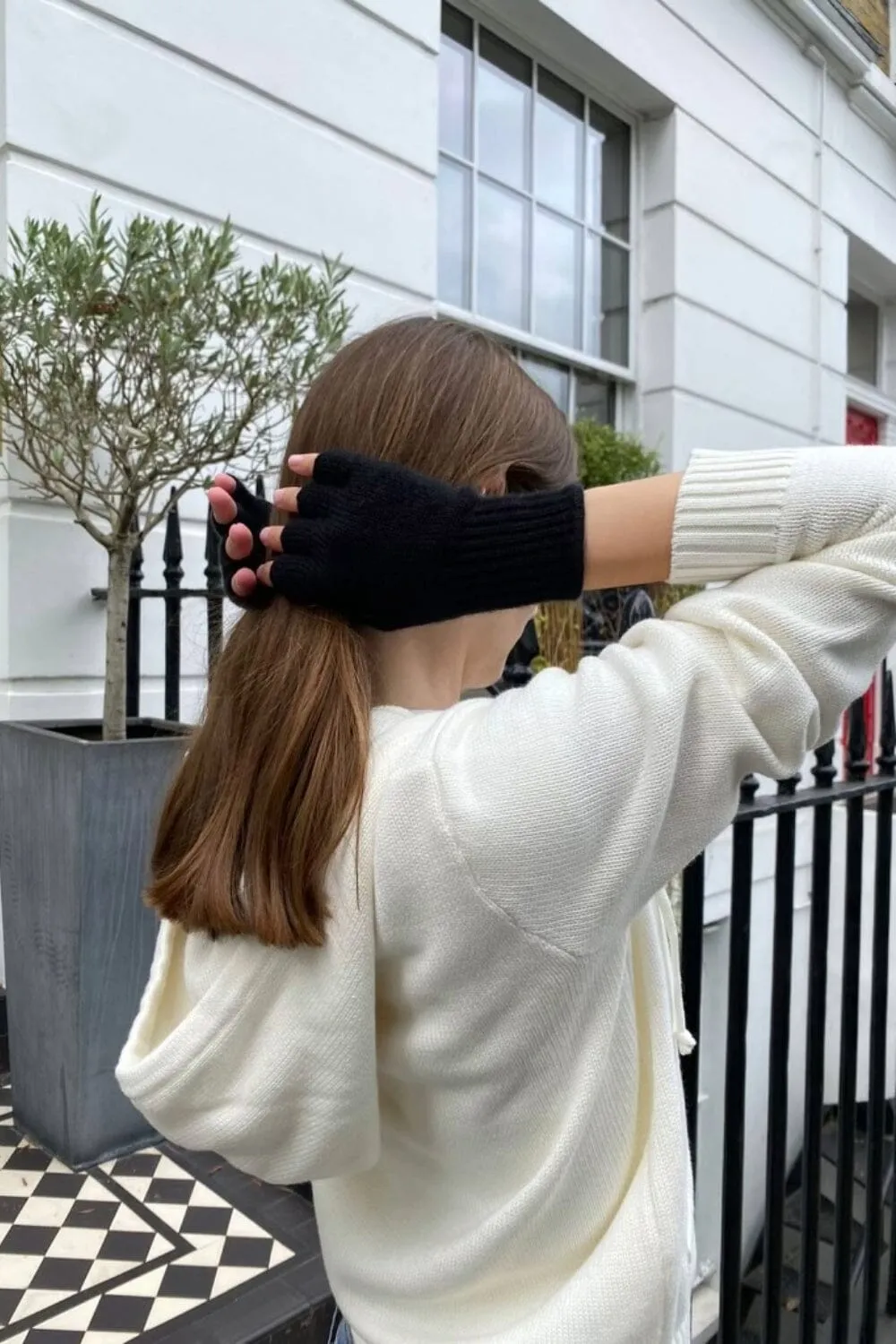 Fingerless Wool Gloves