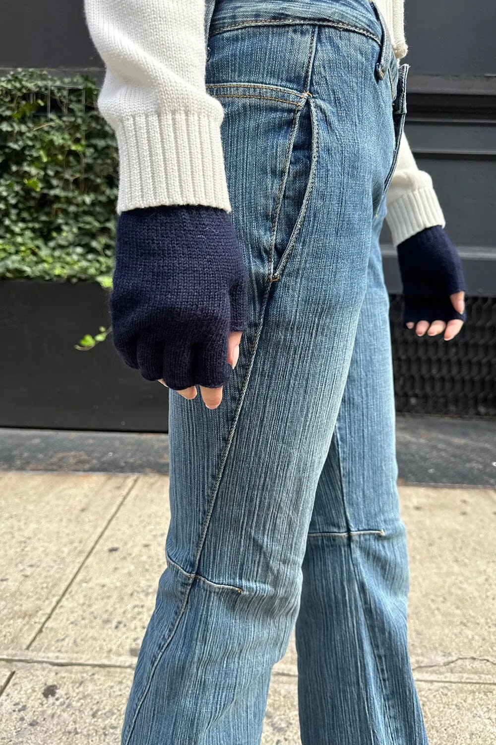 Fingerless Wool Gloves