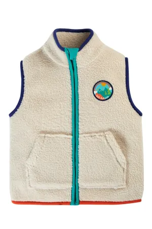 Frugi Baby Boys Bude Borg Gilet