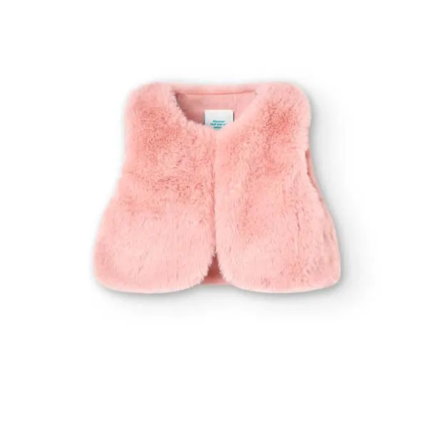 Gilet di pelliccia per bimba