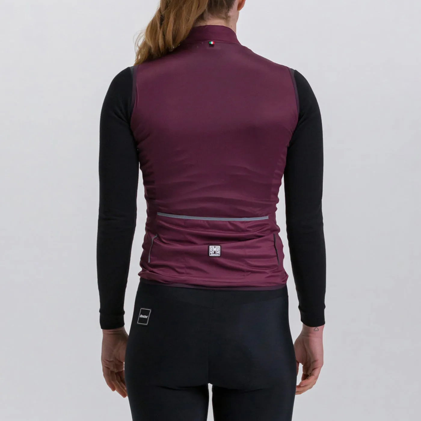 Gilet donna Santini Nebula - Bordeaux