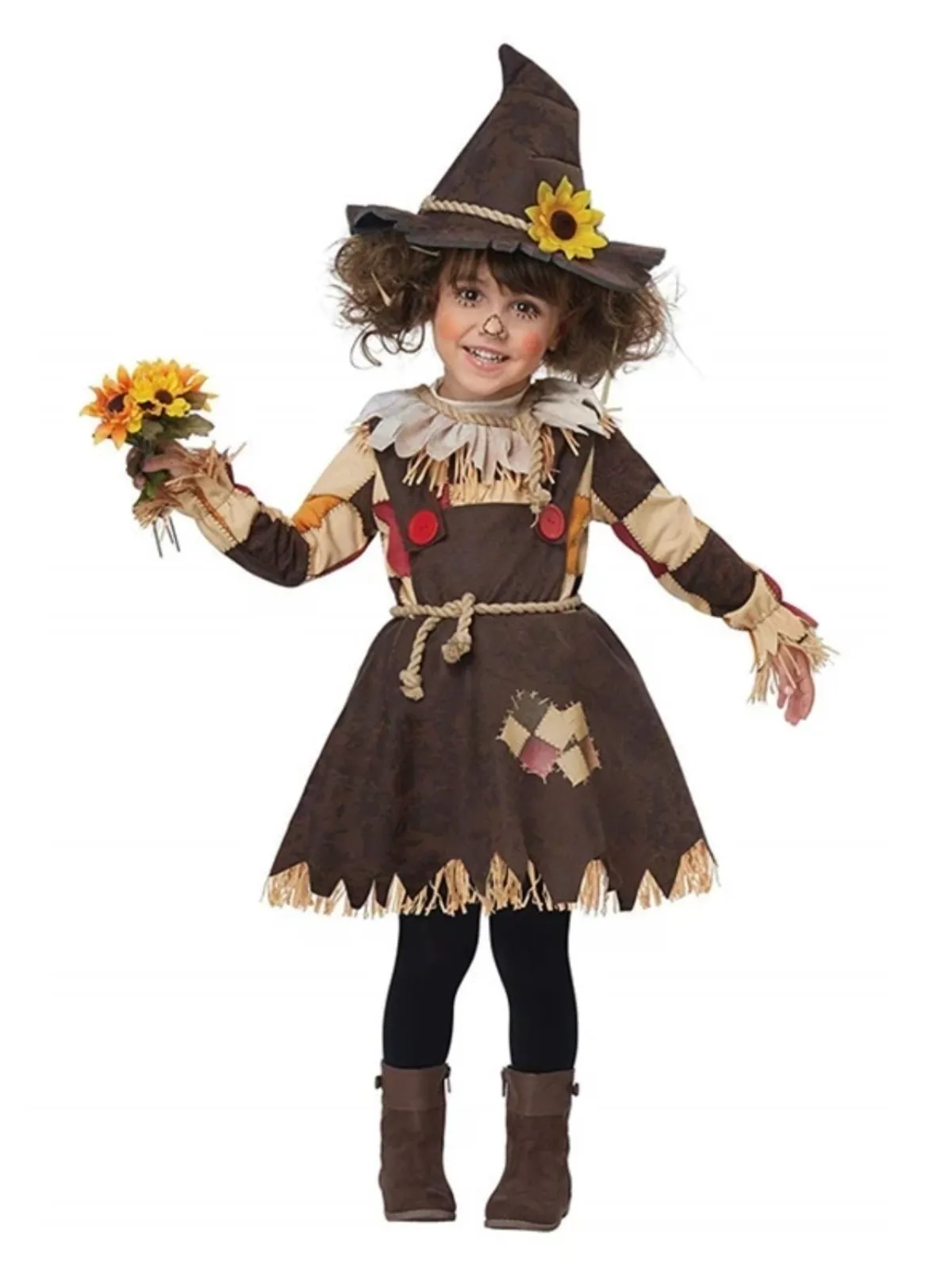 Girls Spooky Scarecrow Costume