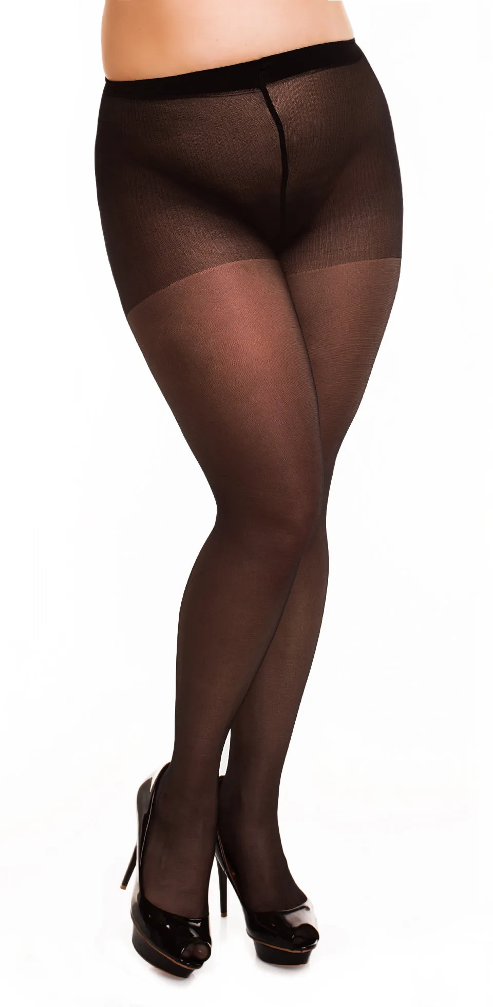 Glamory Clearance Curvy Plus Size Satin Matt 20 Denier Tight 50123