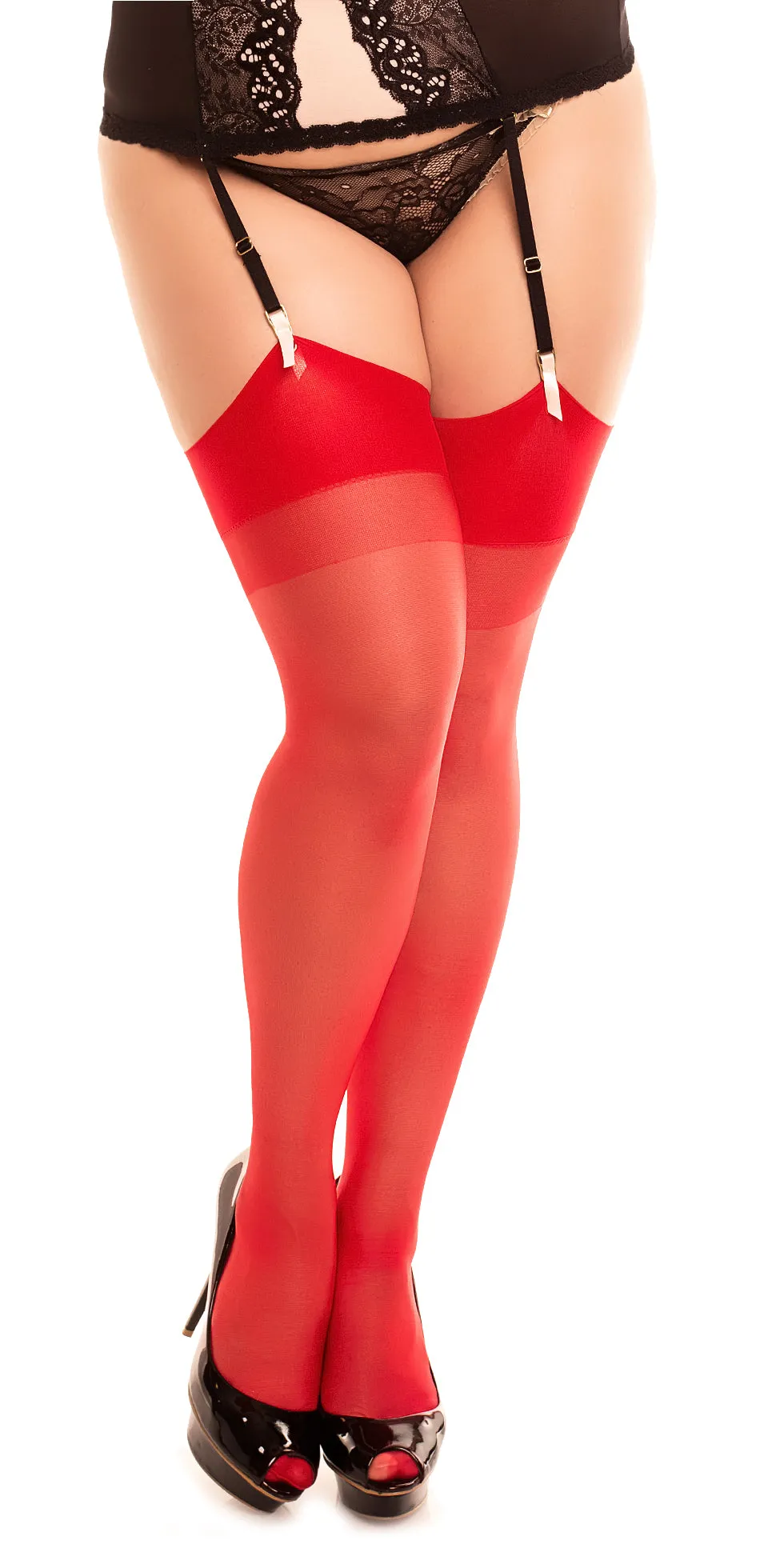 Glamory Curvy Plus Size Perfect 20 Stocking 50131