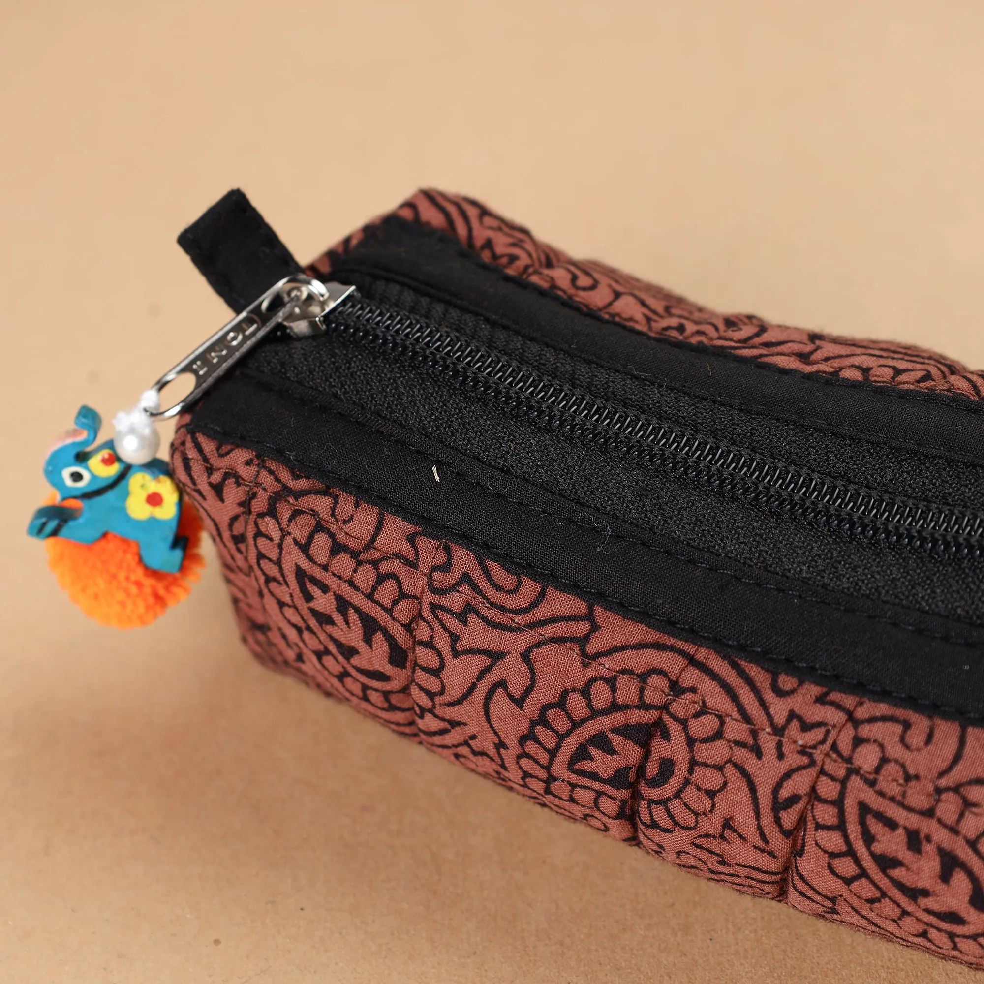 Handcrafted Quilted Bagh Multipurpose Pencil Pouch